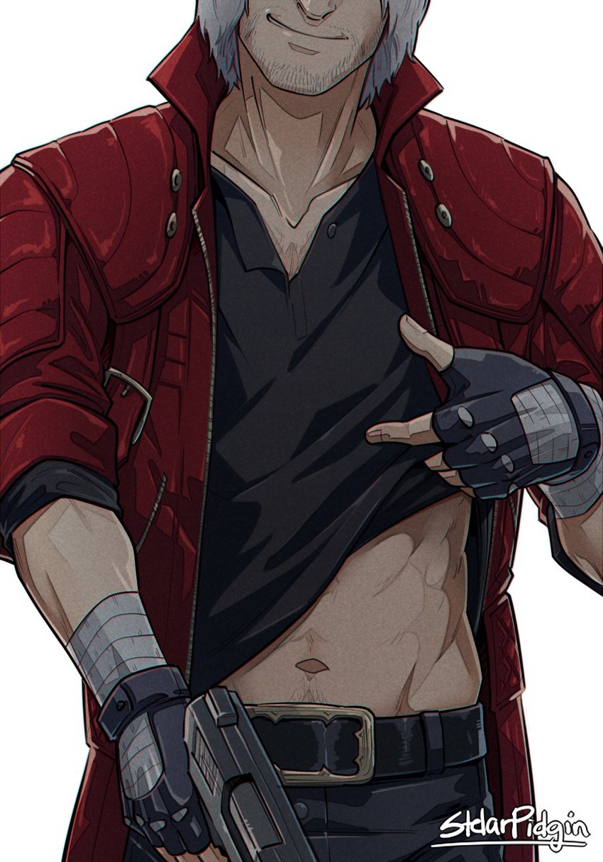 dante (devil may cry and 1 more) drawn by stelarpidgin
