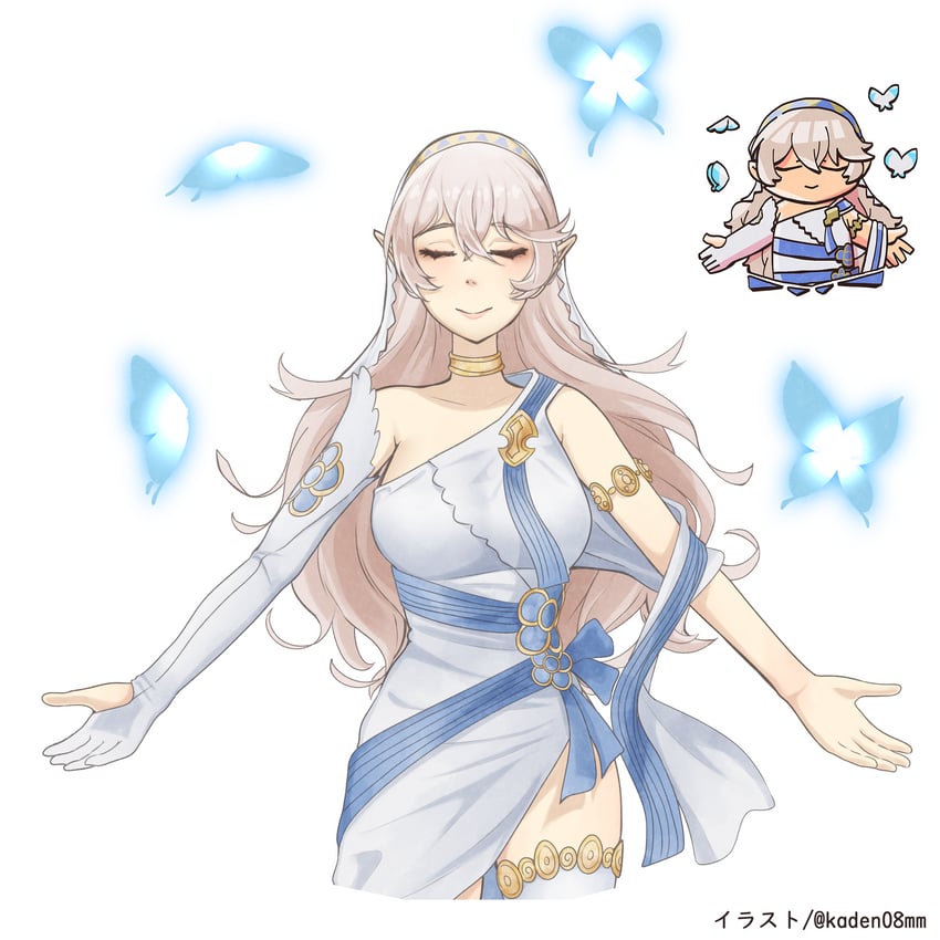 female corrin (fire emblem and 2 more) drawn by kaden08mm