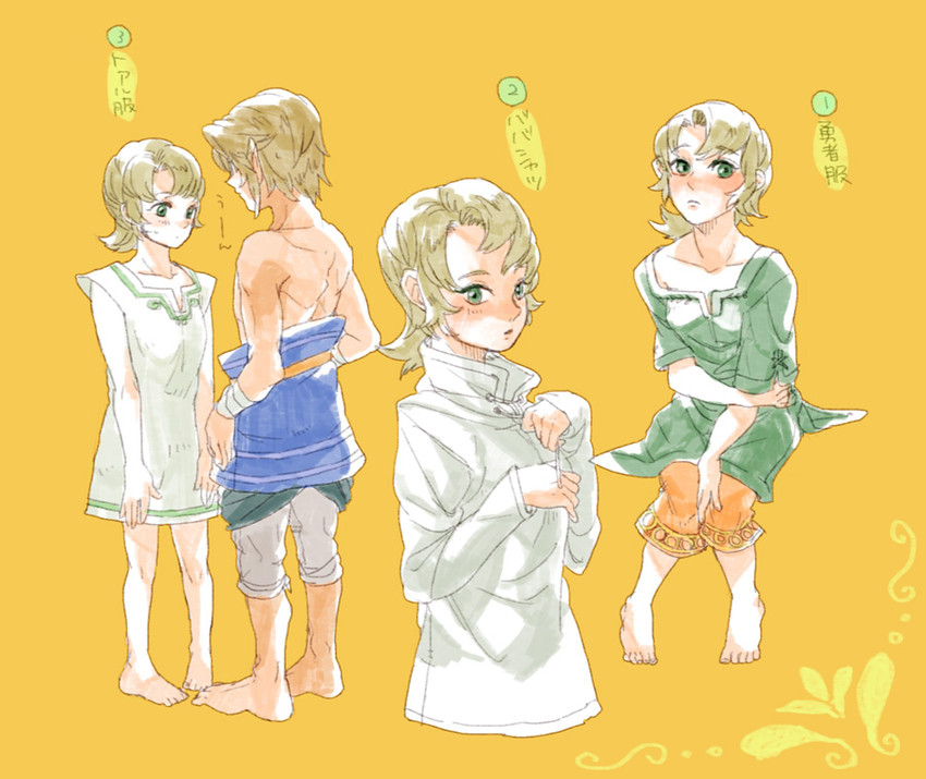 link and ilia (the legend of zelda and 1 more) drawn by yo_mo