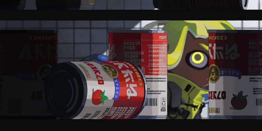 inkling player character, inkling girl, and agent 3 (splatoon and 1 more) drawn by hyper_chikuwabu