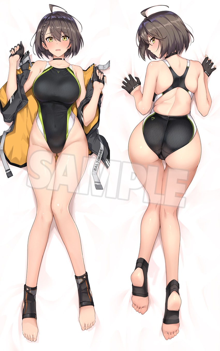 baltimore (azur lane) drawn by halcon