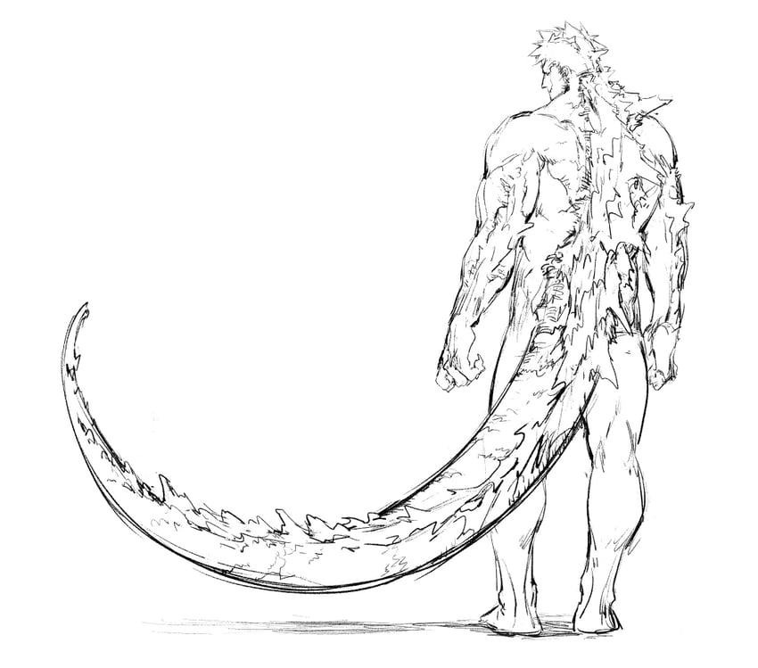 endeavor (boku no hero academia) drawn by u2suke