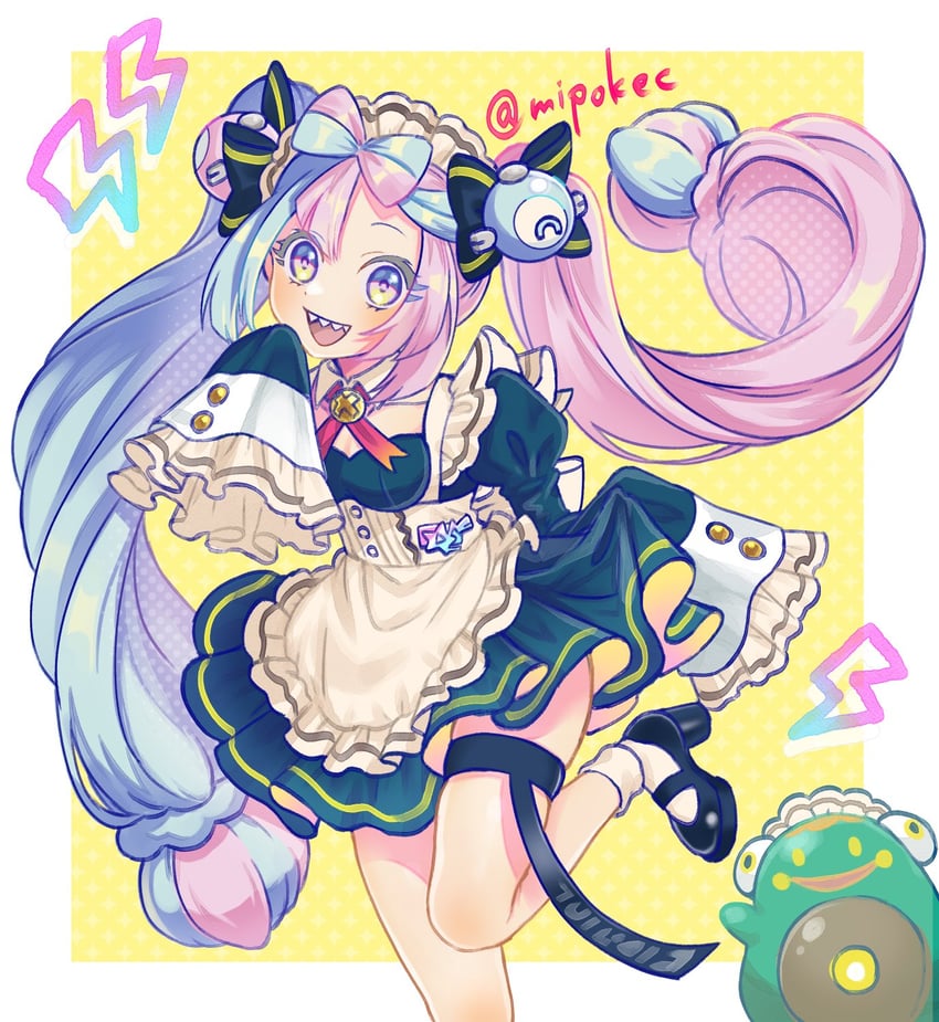 iono and bellibolt (pokemon and 1 more) drawn by mipokec
