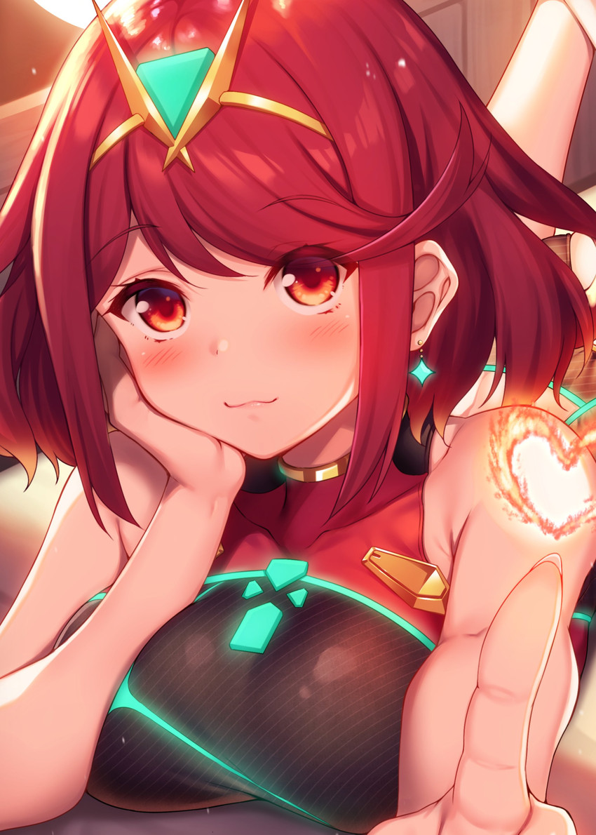 pyra (xenoblade chronicles and 1 more) drawn by raiou