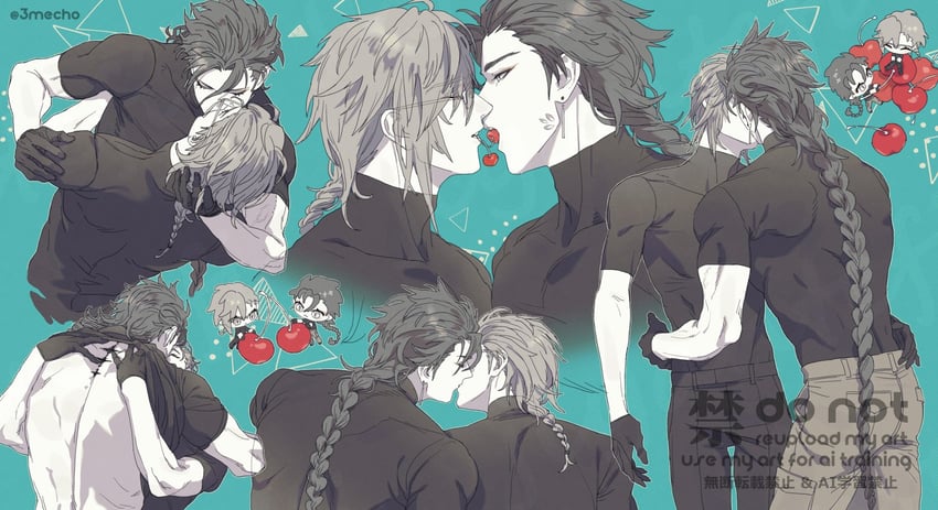 jiyan and mortefi (wuthering waves) drawn by emu_(3mecho)