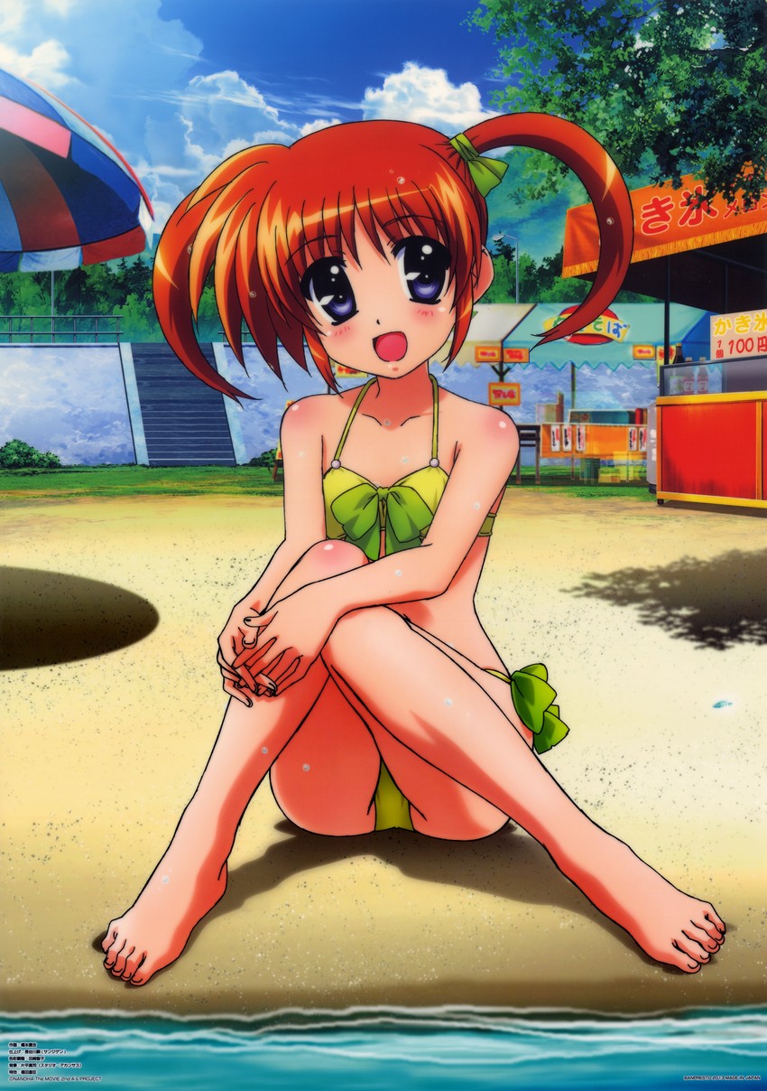 takamachi nanoha (lyrical nanoha and 1 more) drawn by hashimoto_takayoshi