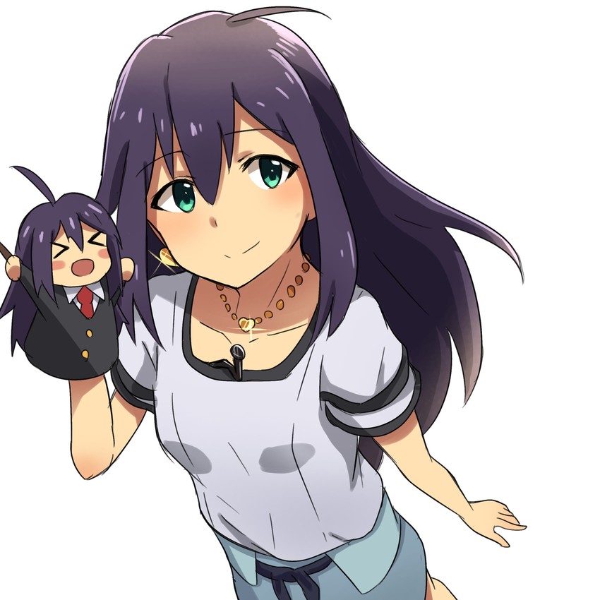 mochizuki anna (idolmaster and 1 more) drawn by moyashi_tomozuku