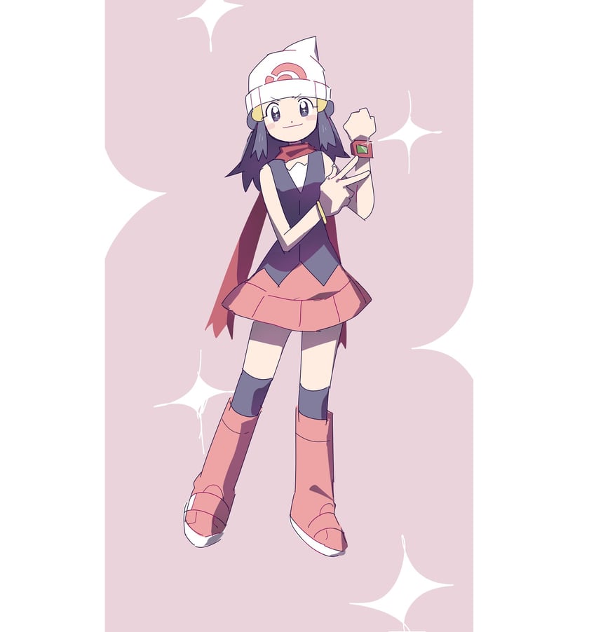 dawn (pokemon and 1 more) drawn by bing_sin11239