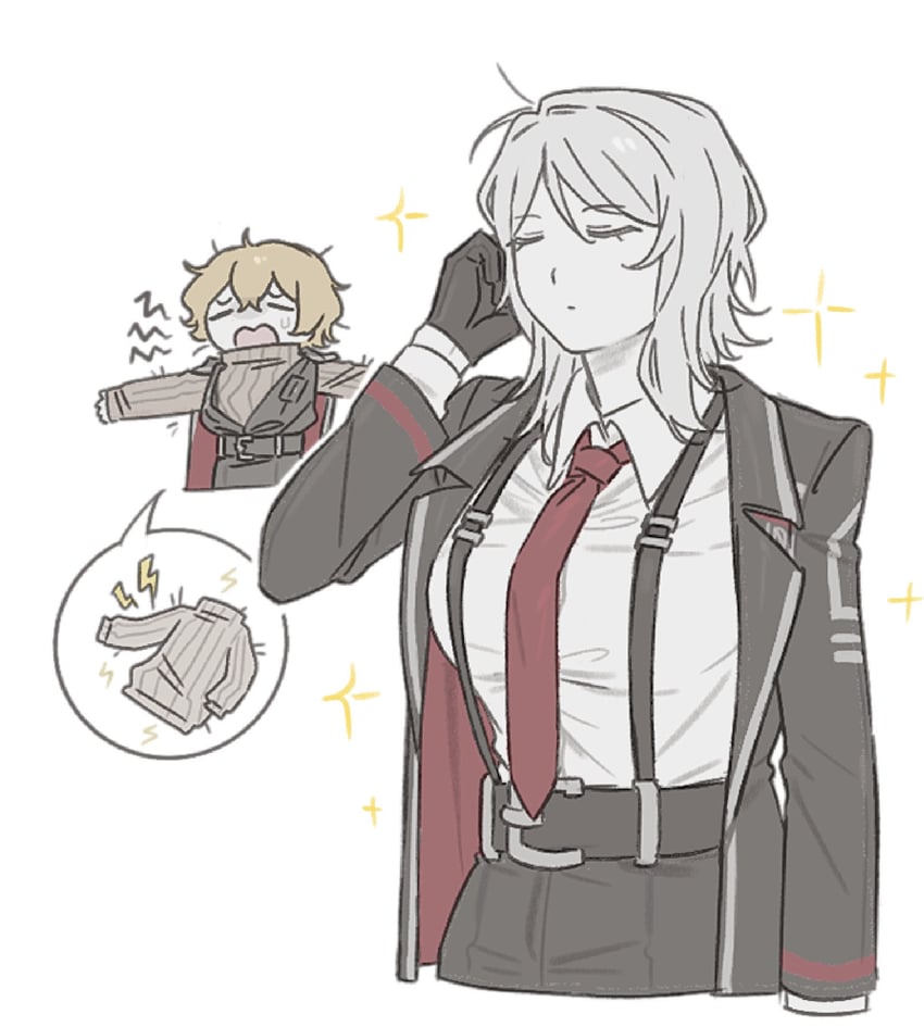 faust and sinclair (project moon and 1 more) drawn by ohzv