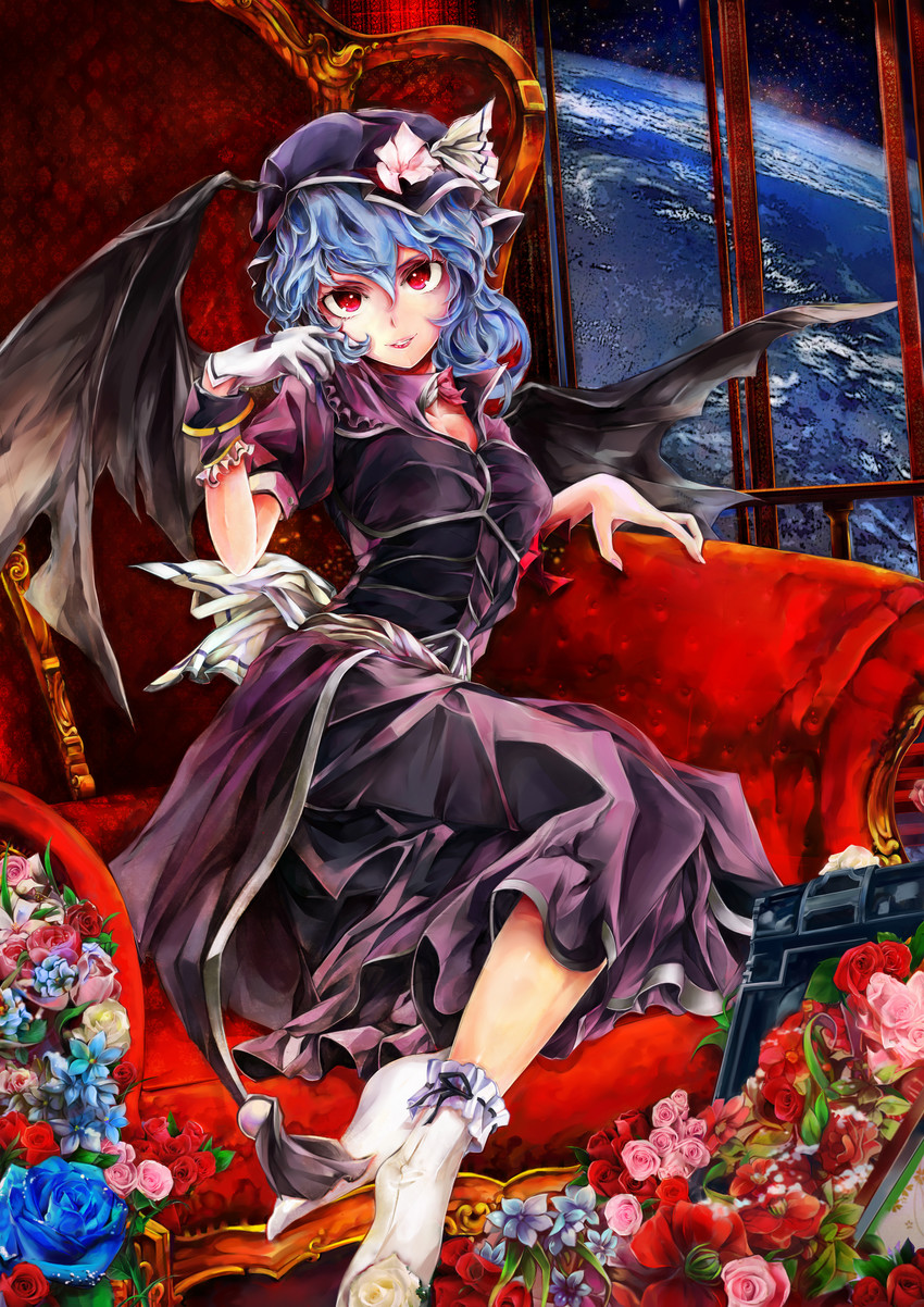 remilia scarlet and igniz (touhou and 1 more) drawn by poyan_noken