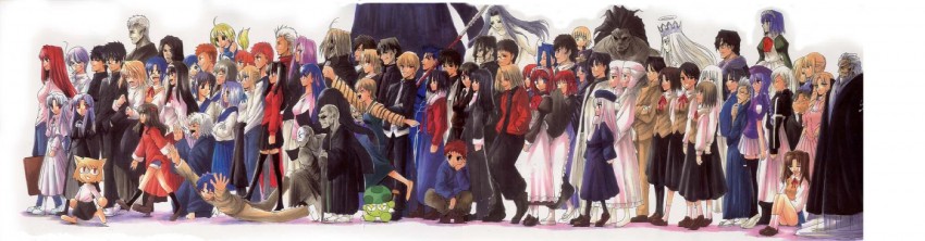 artoria pendragon, saber, tohsaka rin, illyasviel von einzbern, gilgamesh, and 72 more (fate and 6 more) drawn by tapo