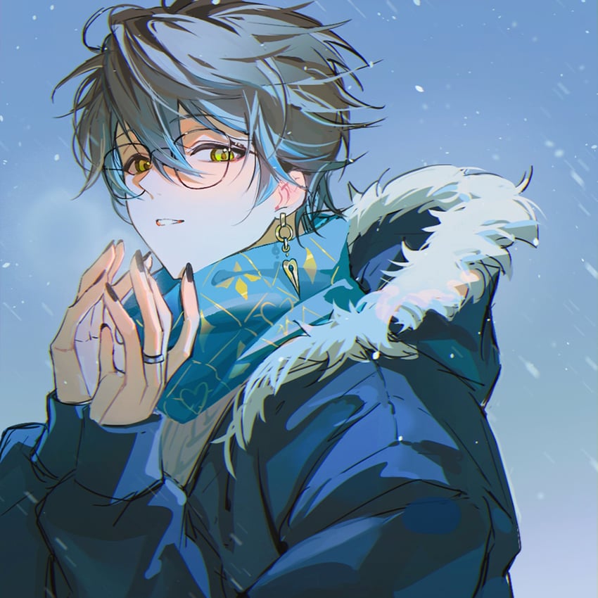 ike eveland (nijisanji and 1 more) drawn by haisaijun