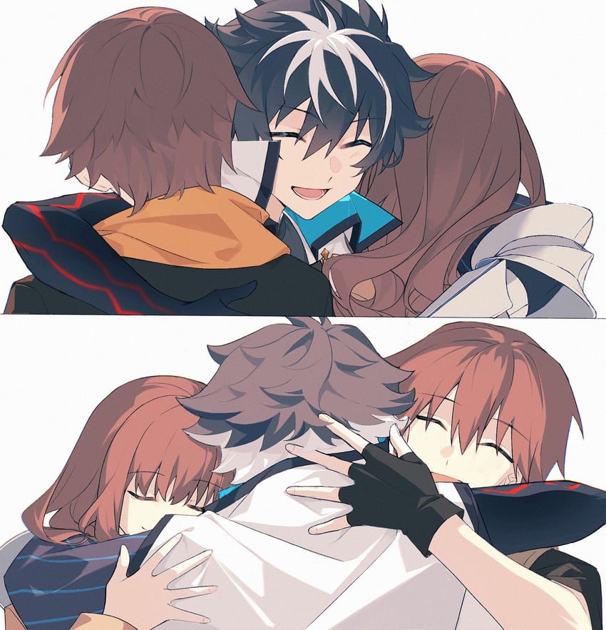 kishinami hakuno and charlemagne (fate and 3 more) drawn by idass_(idass16)