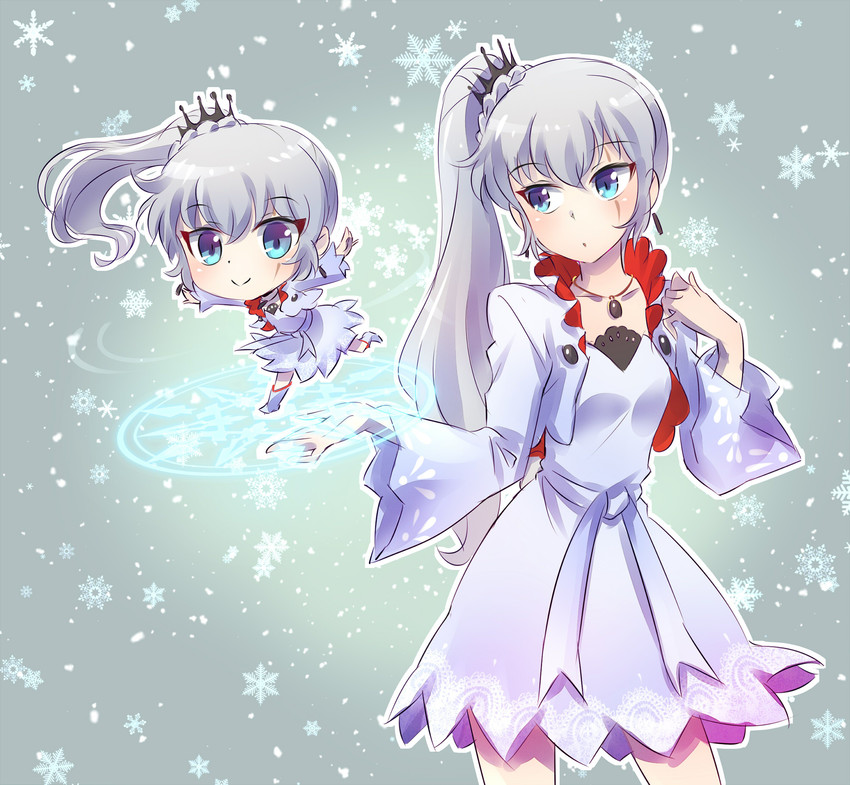 weiss schnee (rwby and 1 more) drawn by iesupa