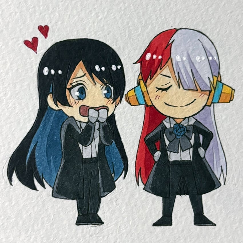 chando and uta (one piece and 2 more) drawn by keeko_(kk_0012)