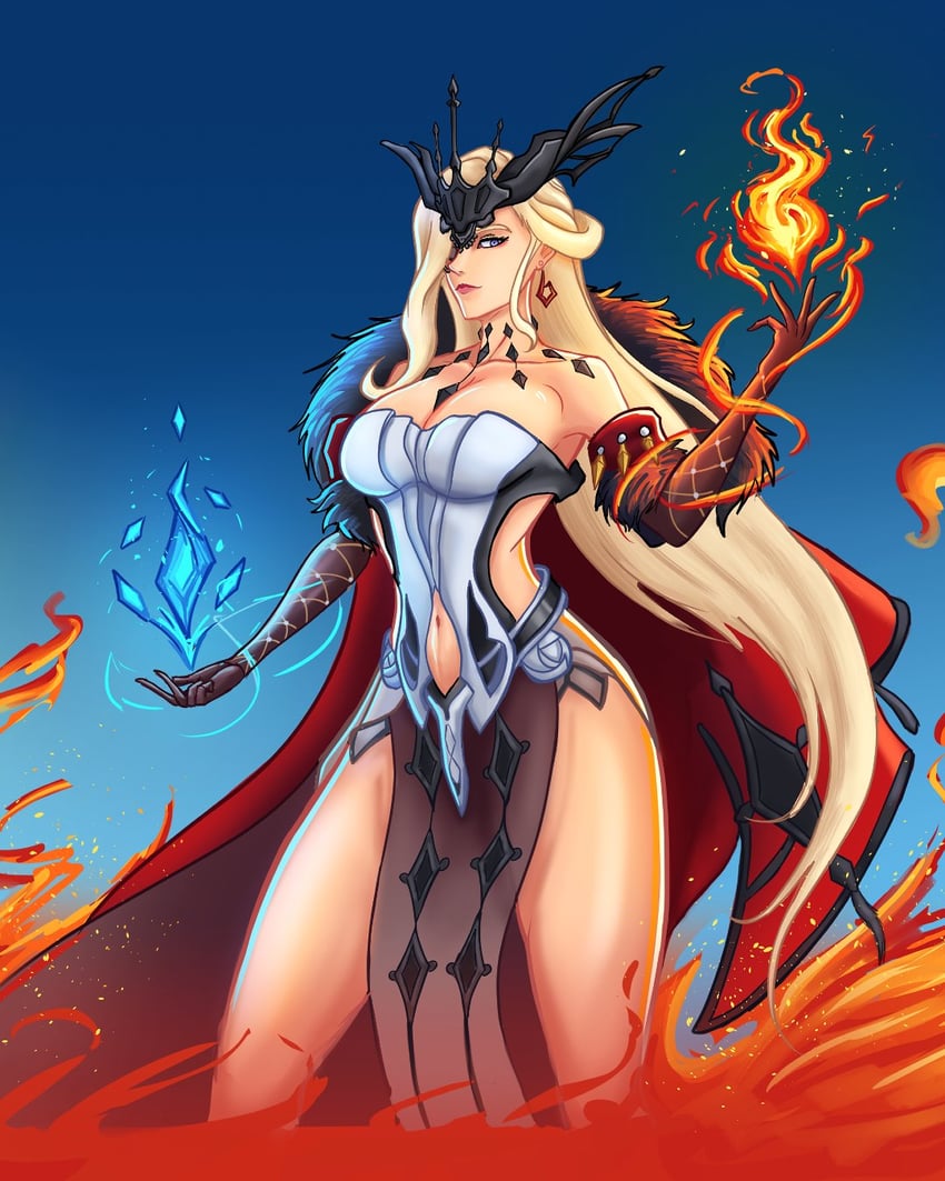signora (genshin impact) drawn by tomasvi8