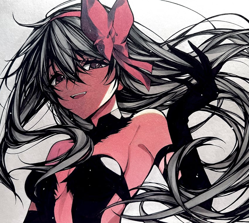 akemi homura and akuma homura (mahou shoujo madoka magica and 1 more) drawn by misteor