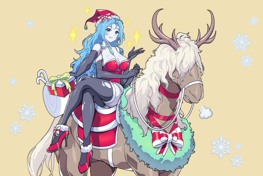 ranni the witch and torrent (elden ring) drawn by user_ytws5434