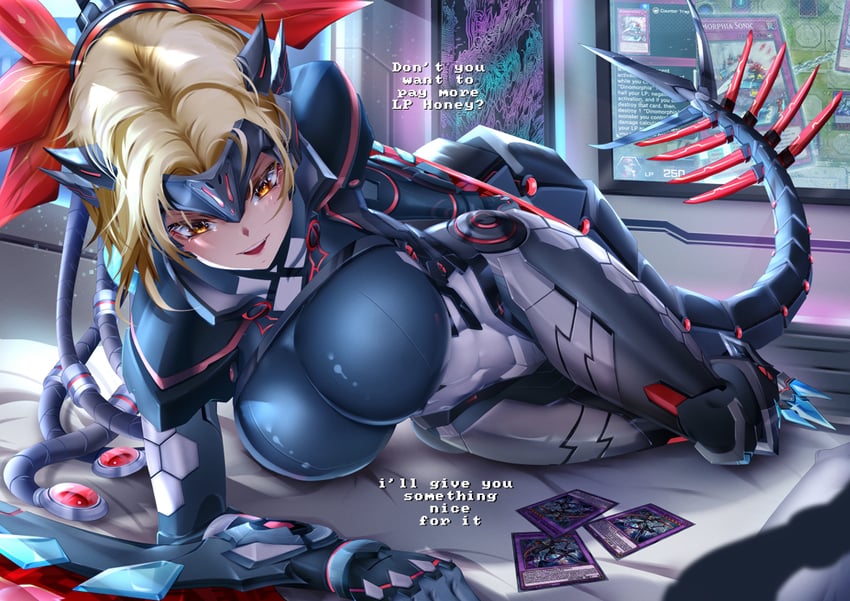 dinomorphia kentregina (yu-gi-oh! and 1 more) drawn by animahakim