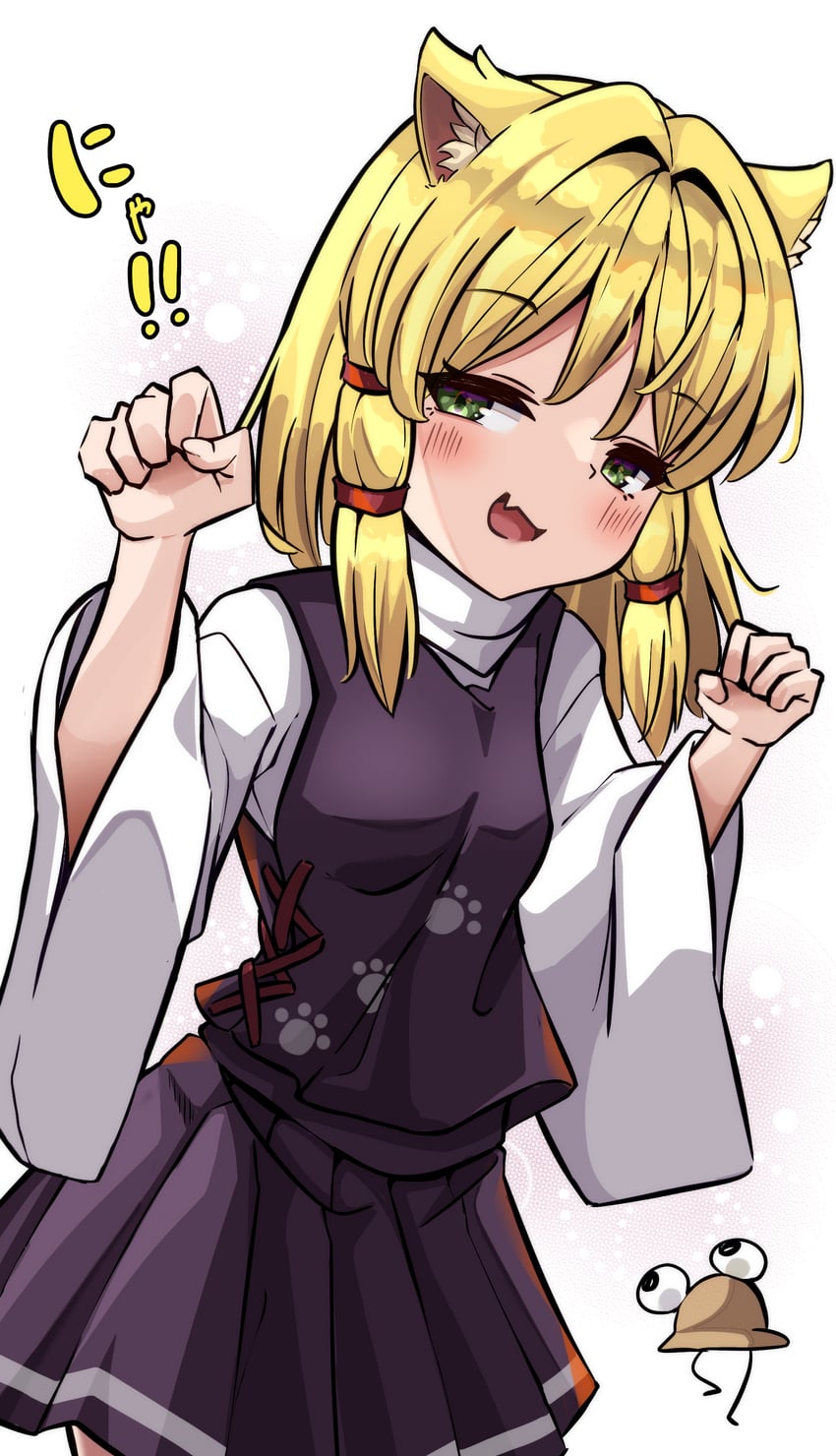 moriya suwako and pyonta (touhou) drawn by esujii_(sg_gush_wak)