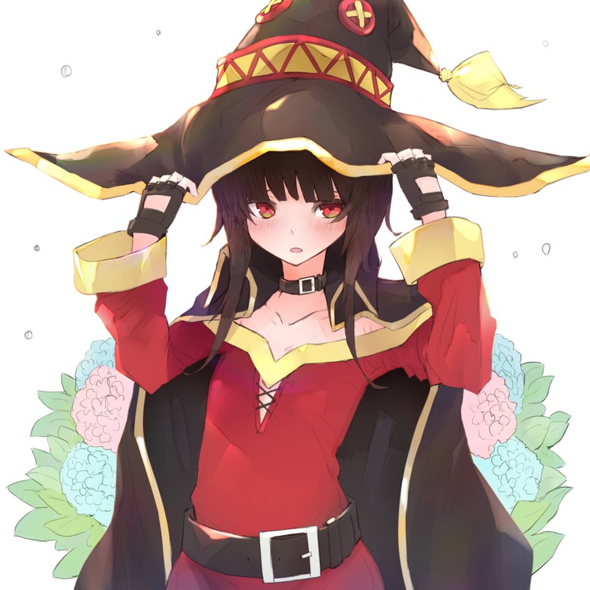 megumin (kono subarashii sekai ni shukufuku wo!) drawn by bana_(stand_flower)