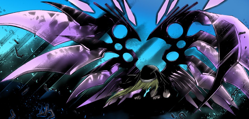 chaos (sora no otoshimono) drawn by aidanak47 and minazuki_suu