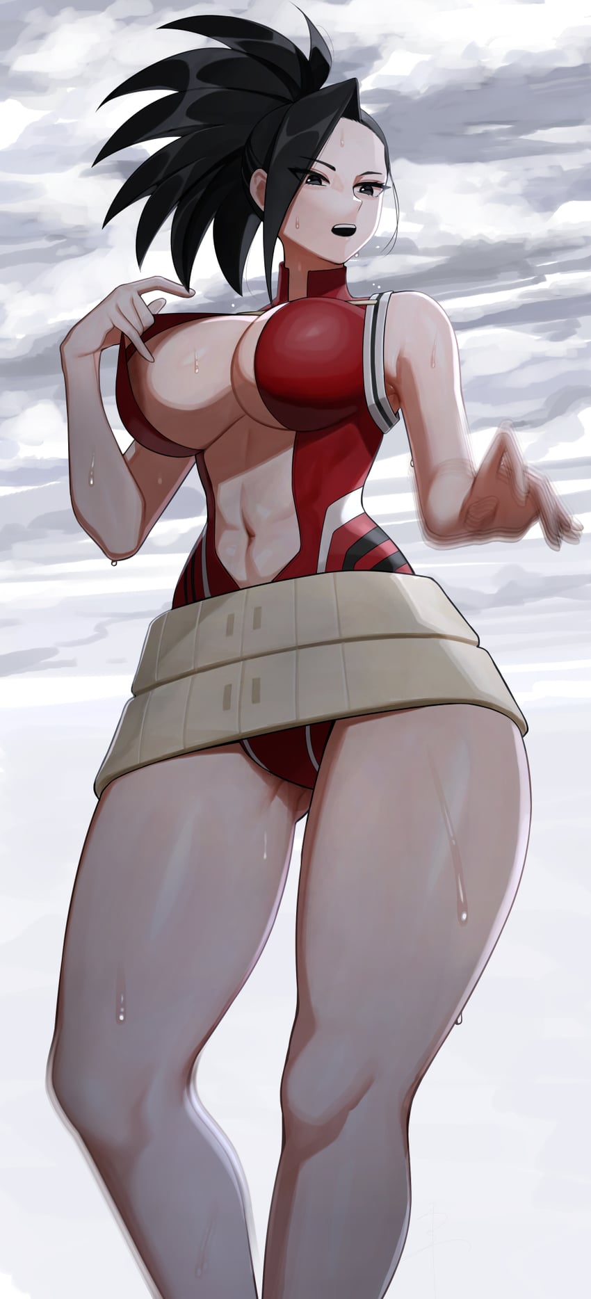 yaoyorozu momo (boku no hero academia) drawn by senju_(snz0)