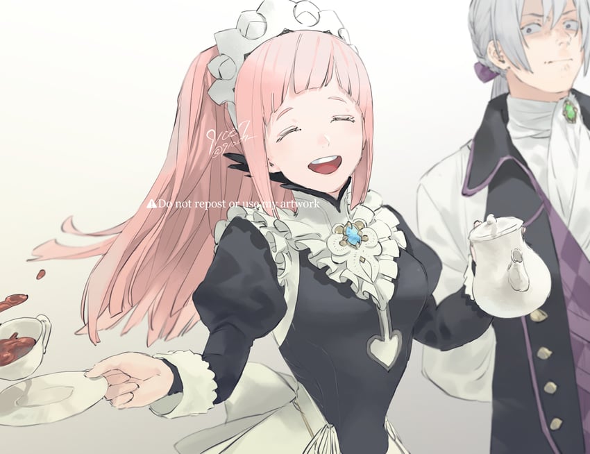 felicia and jakob (fire emblem and 1 more) drawn by 91007