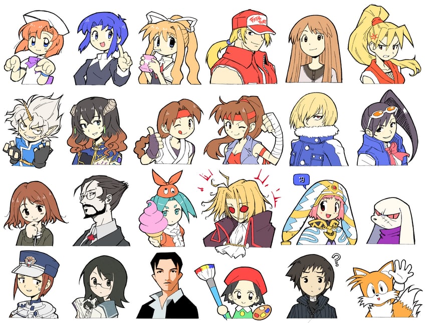 ryuuguu rena, ciel, kamio misuzu, tails, ononoki yotsugi, and 19 more (monogatari and 28 more) drawn by spdcooler
