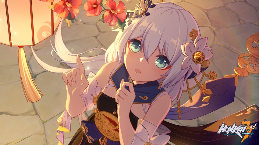 theresa apocalypse and zhuge kongming (honkai and 1 more)