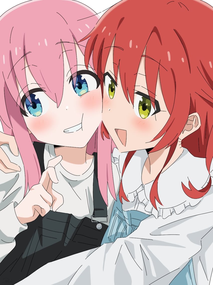 gotoh hitori and kita ikuyo (bocchi the rock!) drawn by ta4831