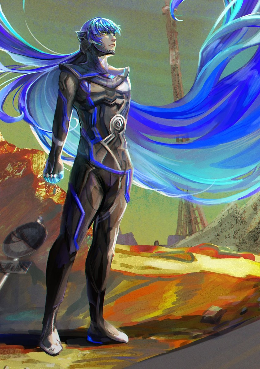 protagonist (shin megami tensei and 1 more) drawn by tori_(bromaticbrotrap)