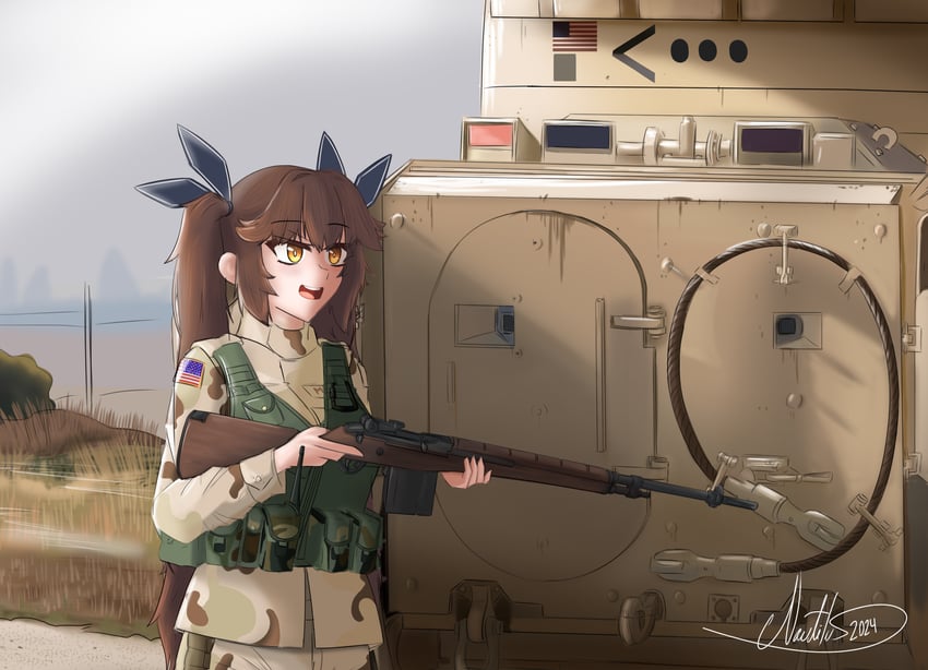 m14 (girls' frontline) drawn by nautilusss168