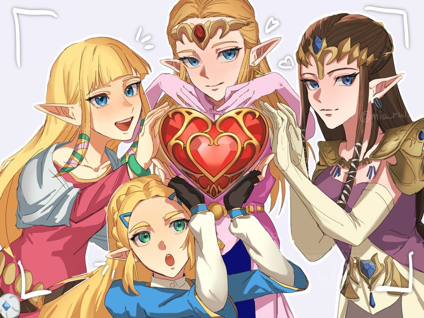 princess zelda (the legend of zelda and 4 more) drawn by mia_ru1228