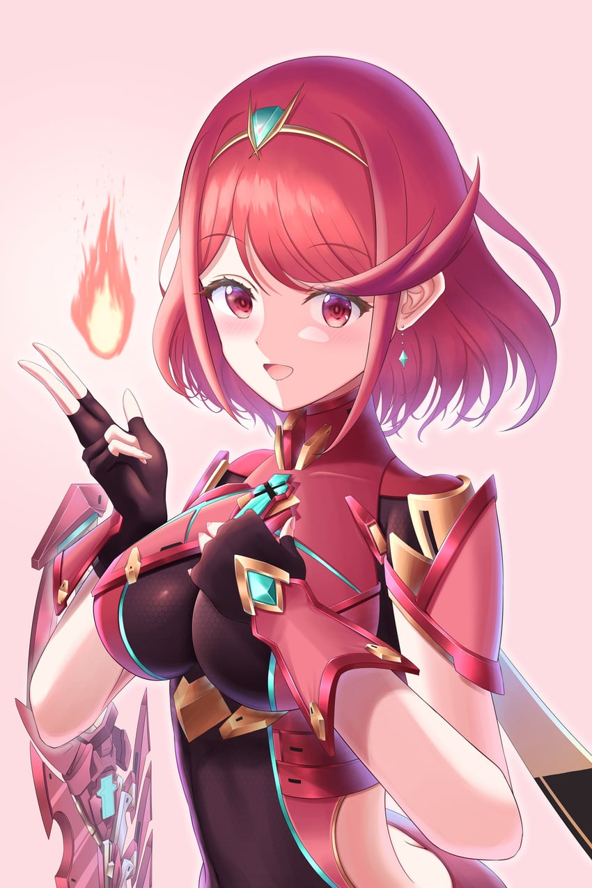 pyra (xenoblade chronicles and 1 more) drawn by okazu2010015