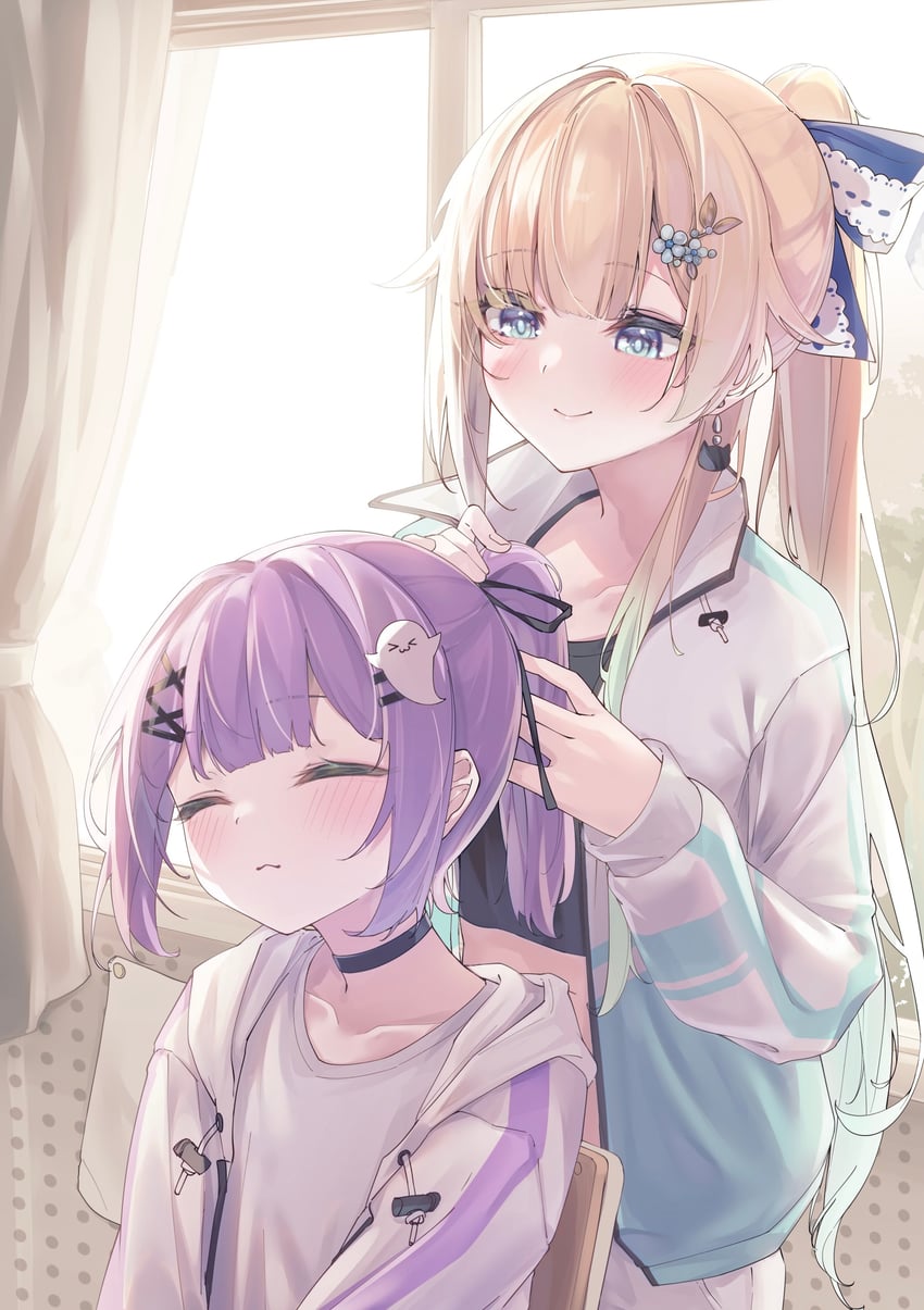 aizawa ema and shinomiya runa (vspo!) drawn by kurumi_tsuchi