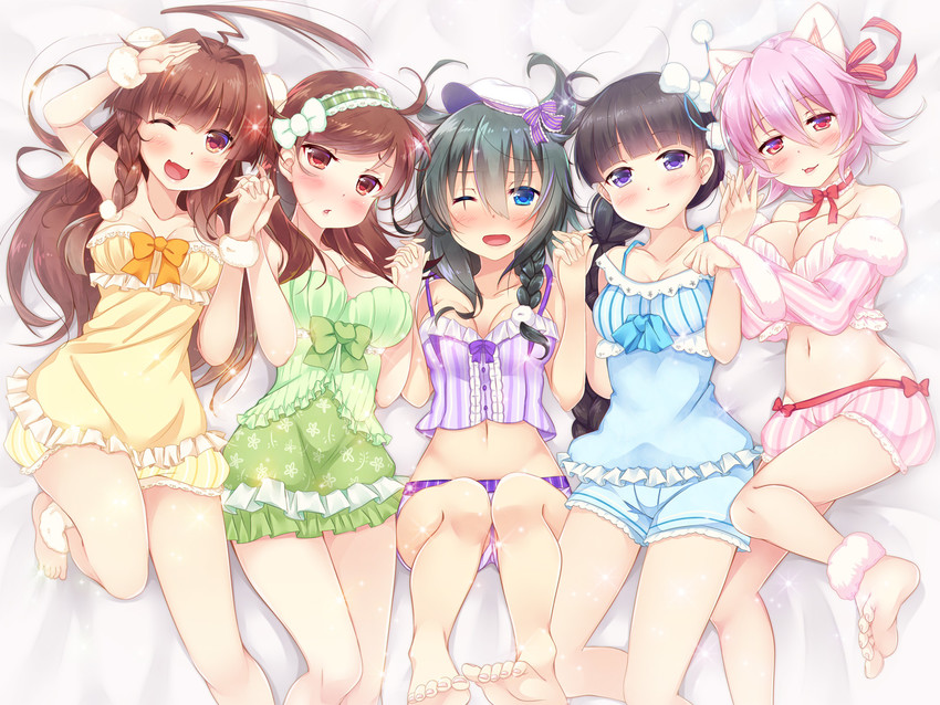 kitakami, ooi, kiso, kuma, and tama (kantai collection) drawn by ko_yu