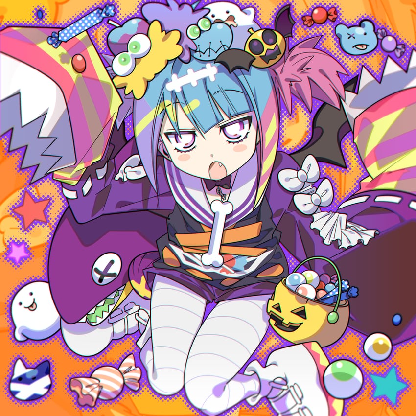 lil-la, live twin lil-la, and live twin lil-la treat (yu-gi-oh!) drawn by misaka_(missa)