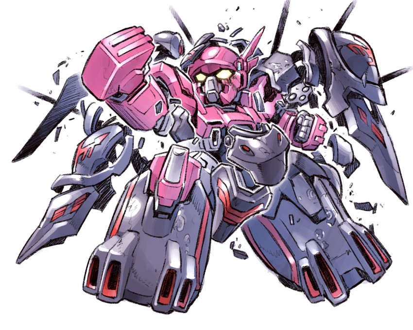aestivalis and black selena (kidou senkan nadesico and 1 more) drawn by kato_takuji