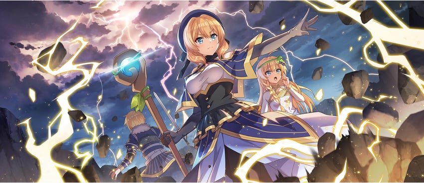 iris, claire, and rain (kono subarashii sekai ni shukufuku wo! and 1 more)