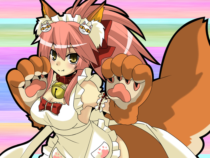 tamamo and tamamo cat (fate and 1 more) drawn by matsudora124