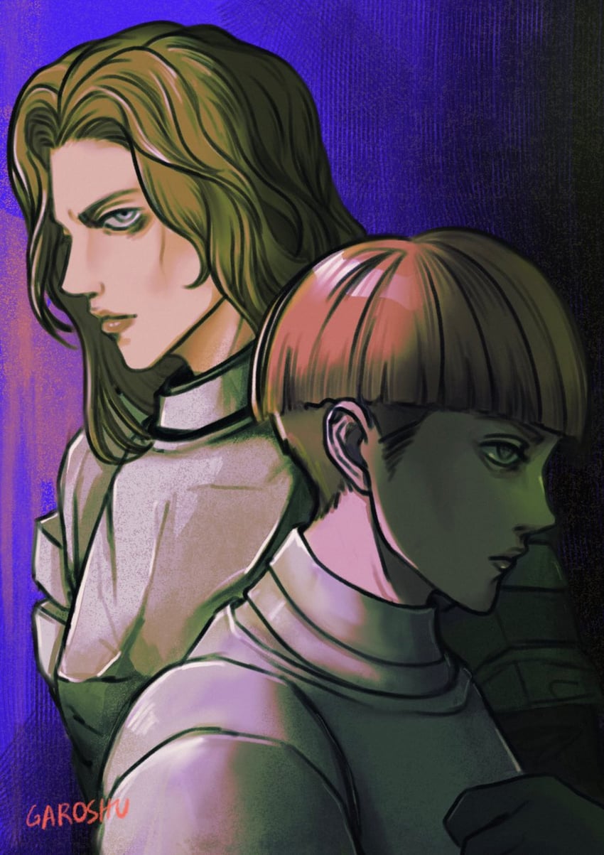d'arce and le'garde (fear & hunger and 1 more) drawn by garoshu_art
