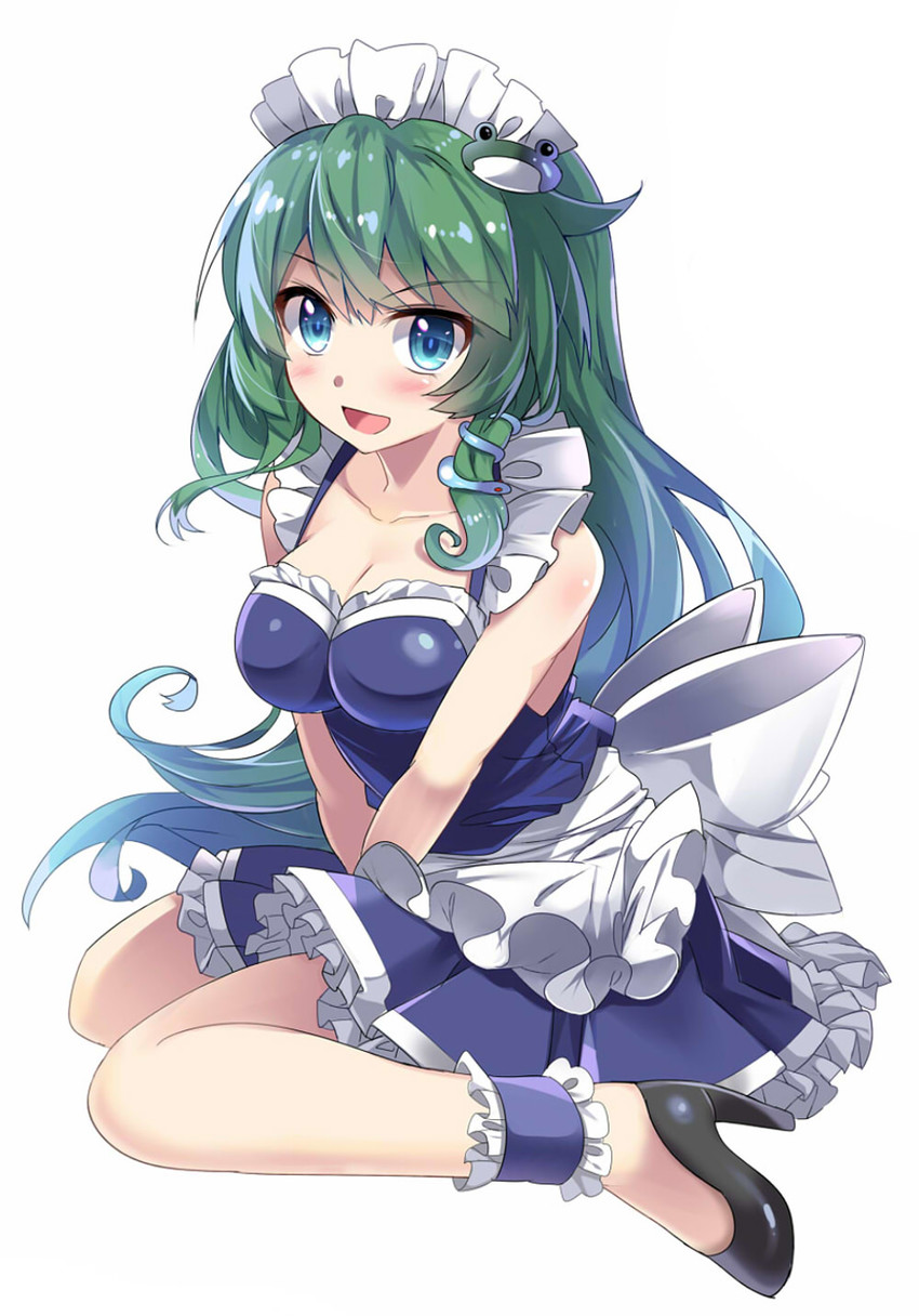 kochiya sanae (touhou) drawn by e.o.