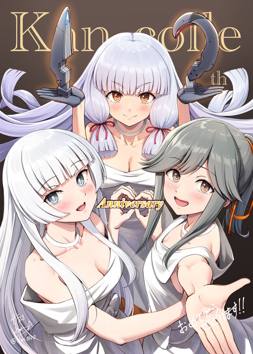 murakumo, usugumo, and shirakumo (kantai collection) drawn by ichikawa_feesu