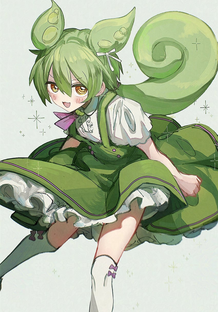 zundamon and ojou-sama zundamon (voicevox) drawn by nagamu_(ngm)