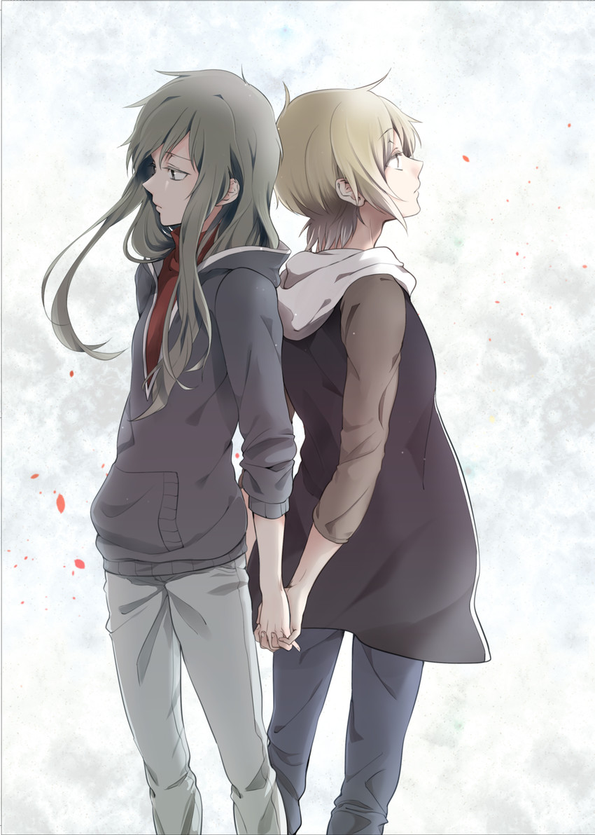 kido tsubomi and kano shuuya (kagerou project) drawn by maiori_00