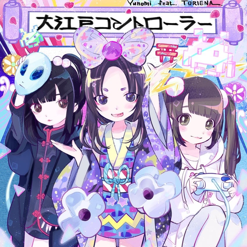 nicamoq, toriena, and chipeko (real life) drawn by kiato