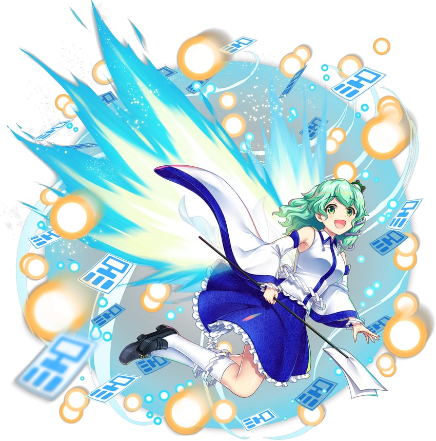 kochiya sanae (touhou and 1 more) drawn by rotte_(1109)