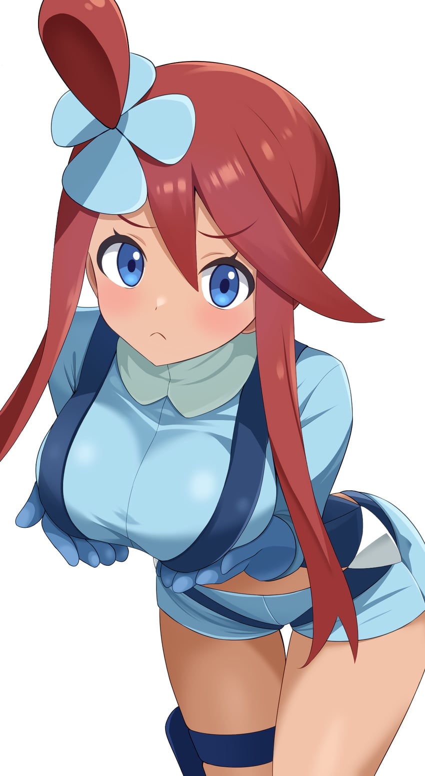 skyla (pokemon and 1 more) drawn by raimu_(clanberry000)