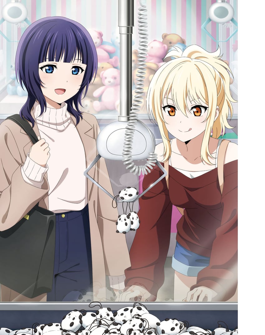 miyashita ai and asaka karin (love live! and 1 more)